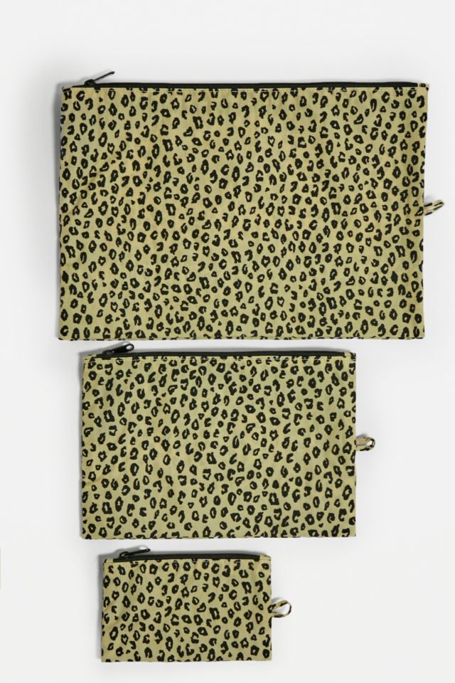 BAGGU Leopard Print Go Pouch Set | Urban Outfitters UK