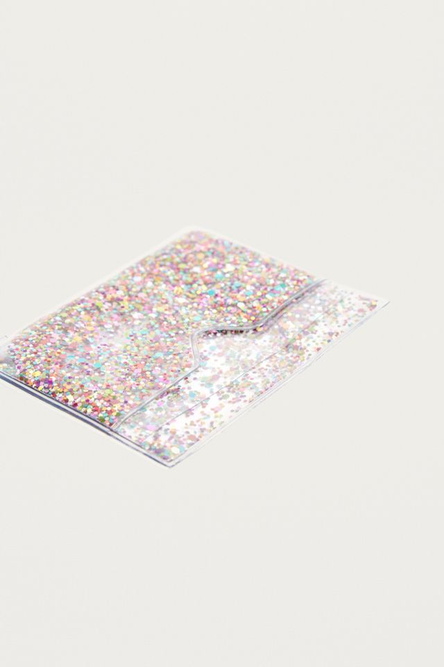 Skinnydip Fiesta Rainbow Glitter Cardholder Wallet #2
