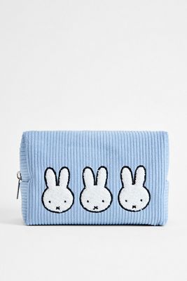 Skinnydip Miffy Corduroy Makeup Bag