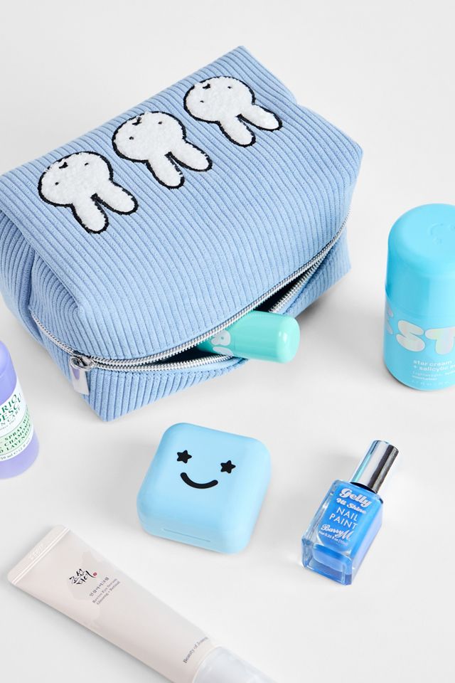 Trousse per il trucco in velluto a coste Skinnydip Miffy #1