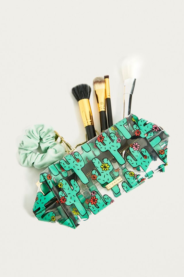 Skinnydip Cactus Print Makeup Bag