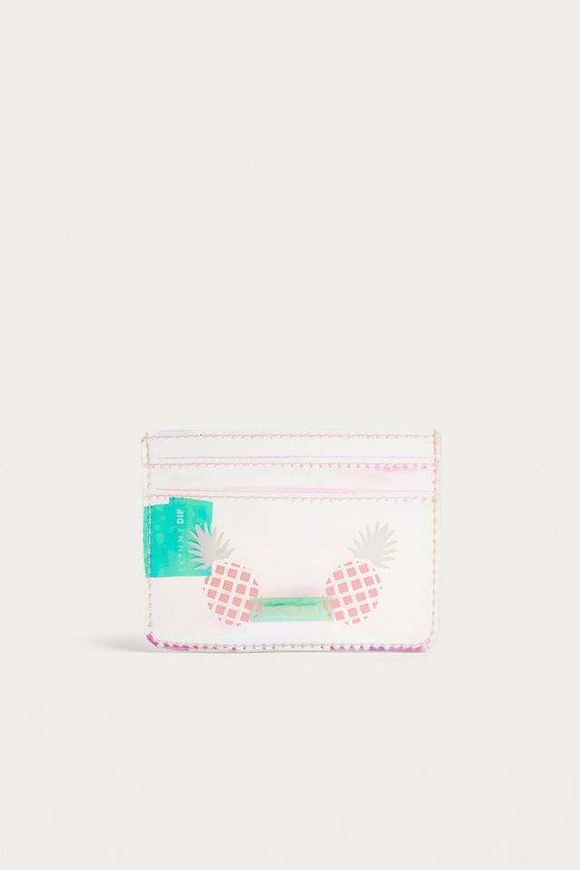 Skinnydip Pineapple Holographic Cardholder Wallet #1