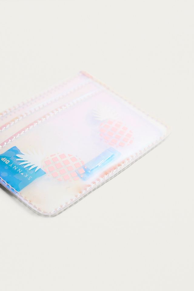 Skinnydip Pineapple Holographic Cardholder Wallet #2