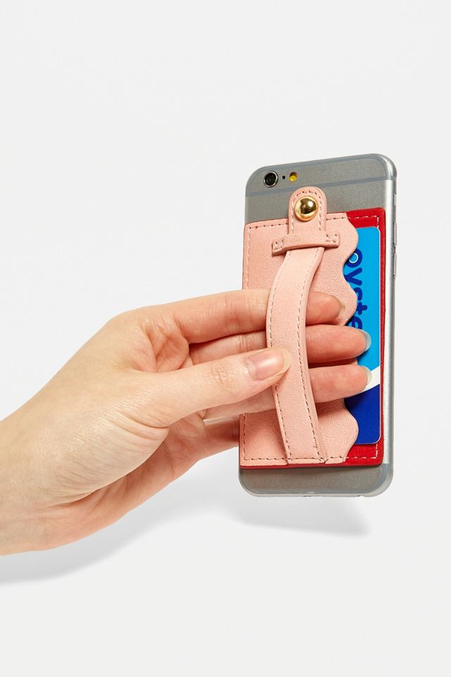Skinnydip - Portefeuille porte-cartes adhésif rose #1