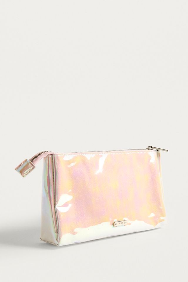 Skinnydip Dazzle Pink Holographic Washbag #1