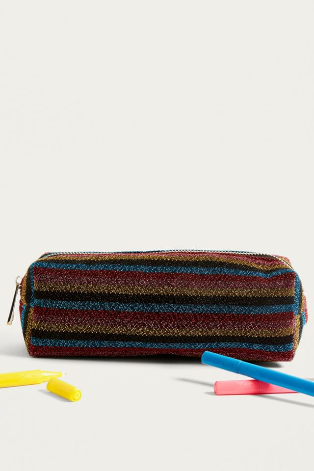 Rainbow Lurex Pencil Case #1