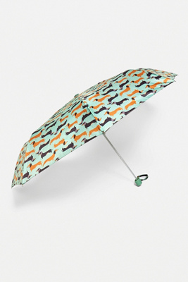 Sausage Dog Print Mini Umbrella | Urban Outfitters UK