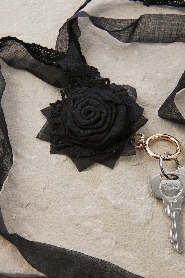 Lace Flower Corsage Keyring | Urban Outfitters UK