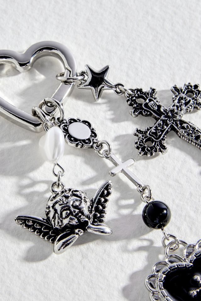 UO Cross Charm Keyring #1