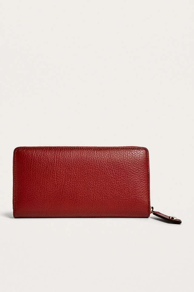 Vivienne Westwood Balmoral Red Zip-Around Leather Wallet #2