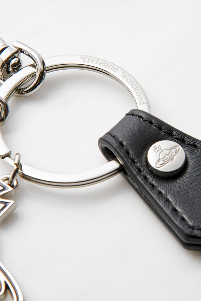 Vivienne Westwood Lightning Bolt & Orb Keyring | Urban