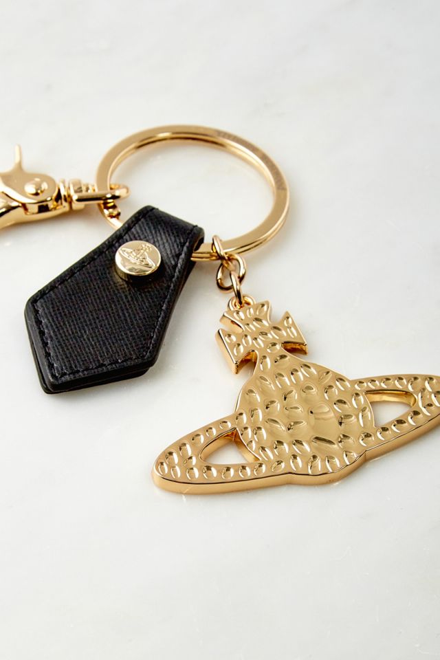 Vivienne Westwood Debbie Hammered Orb Keyring | Urban