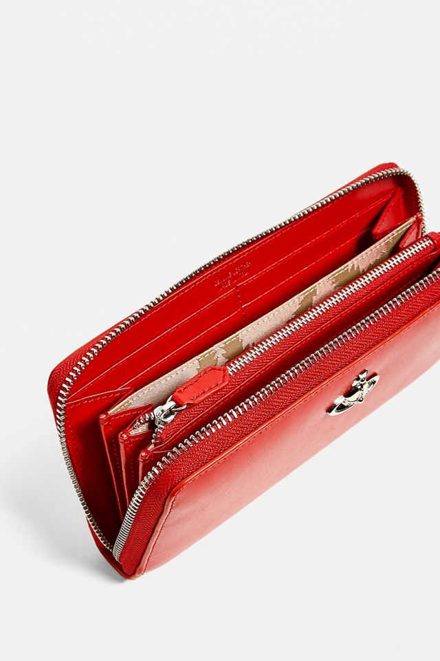 Vivienne Westwood Matilda Portafoglio Rosso Zip #1