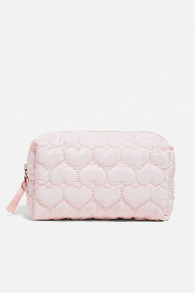 UO Quilted Heart Makeup Bag | Urban Outfitters UK