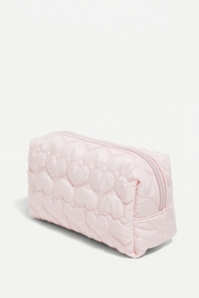 UO Quilted Heart Makeup Bag