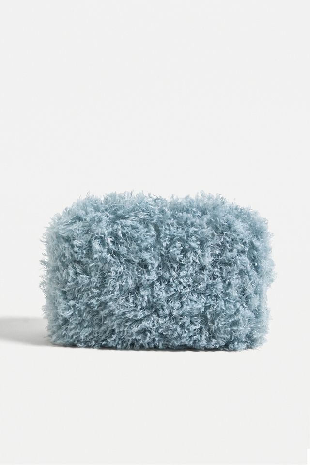 Fluffy Borg Makeup Bag 