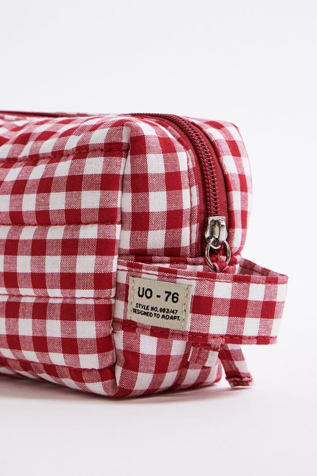 UO Gingham Makeup Bag #1
