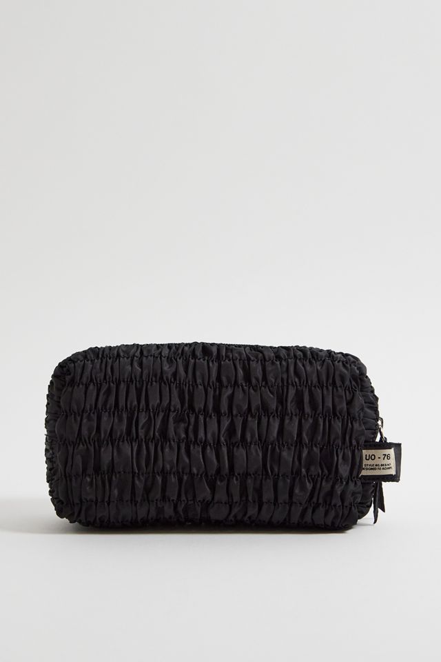 UO Bow Ruched Makeup Bag #3