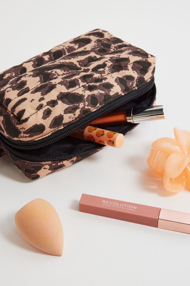 UO Leopard Print Makeup Bag Urban Outfitters UK