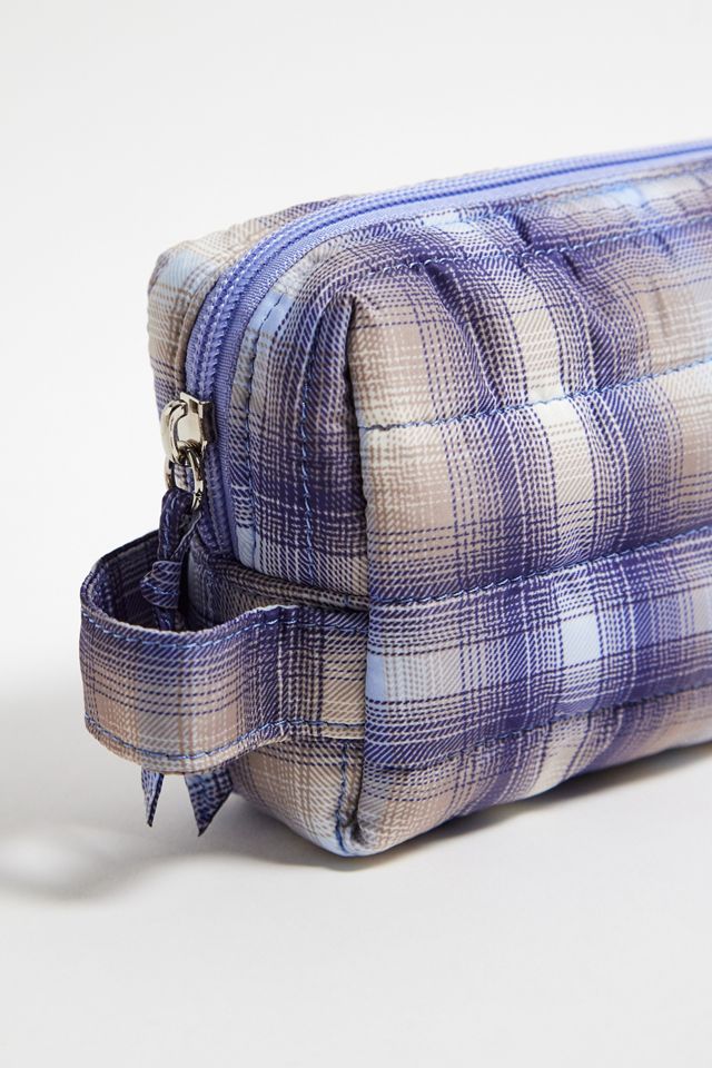 Quilted Check Makeup bag #3