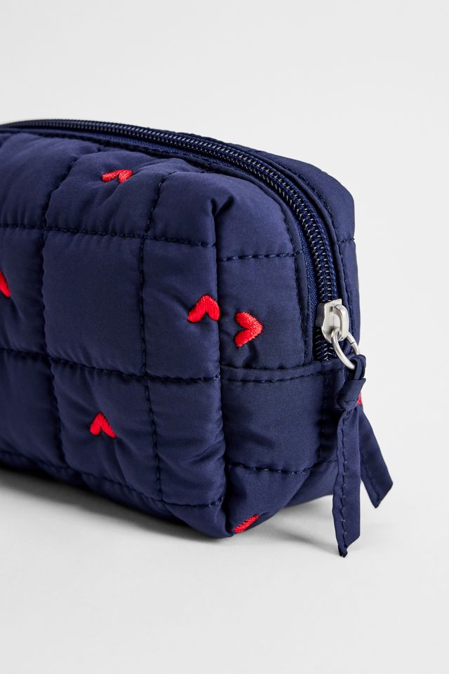 UO Heart Embroidered Makeup Bag #3