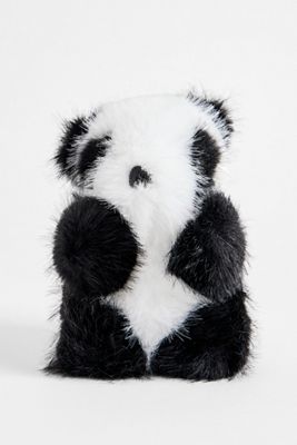 Fluffy Panda Keyring
