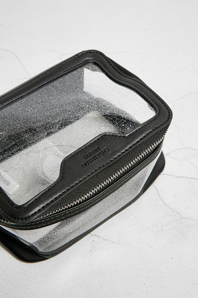 UO Transparent Glitter Makeup Bag #3