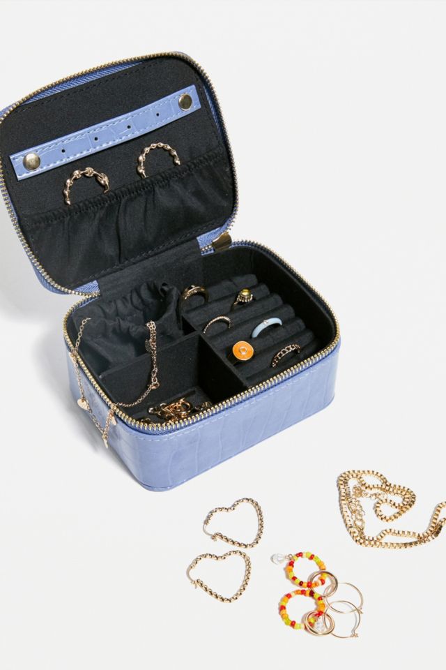 UO Faux-Croc Jewellery Box | Urban Outfitters UK