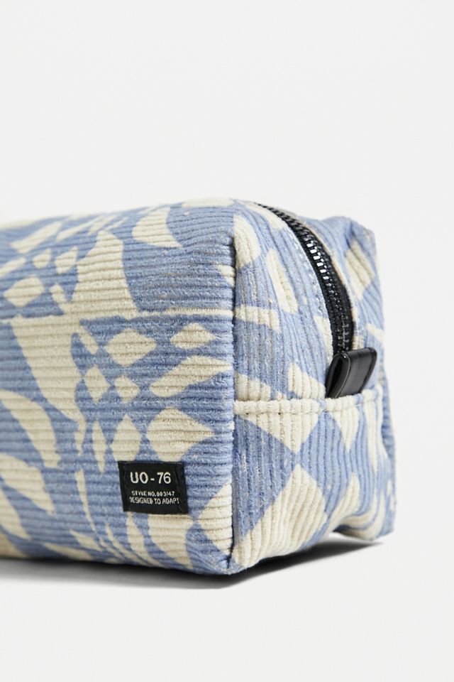 UO Wavy Checkerboard Corduroy Makeup Bag #2