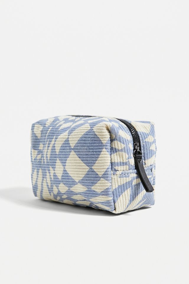 UO Wavy Checkerboard Corduroy Makeup Bag #3
