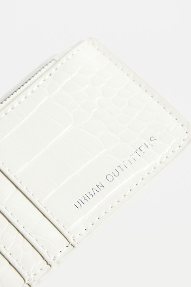 Portacarte UO Faux Croc #1
