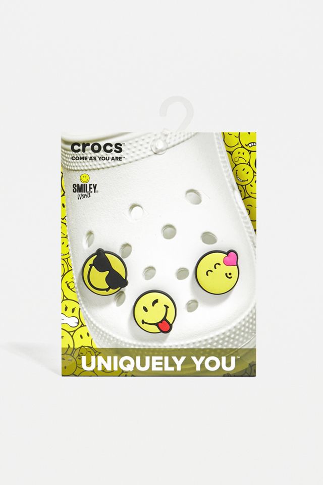 Crocs Smiley Fun Jibbitz 3Pack Urban Outfitters UK