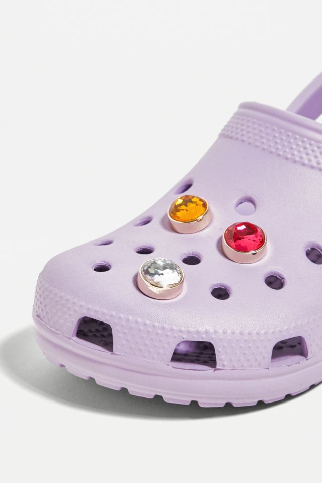 Glitter croc charms hot sale