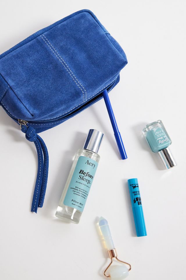 UO Suede Makeup Bag Urban Outfitters UK