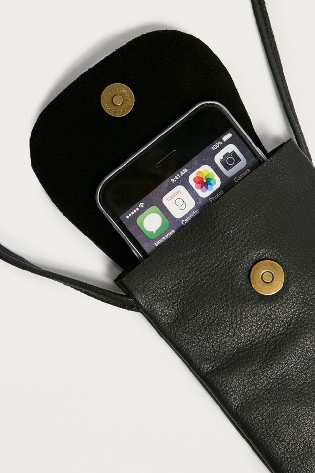 UO Leather Pouch Crossbody #1