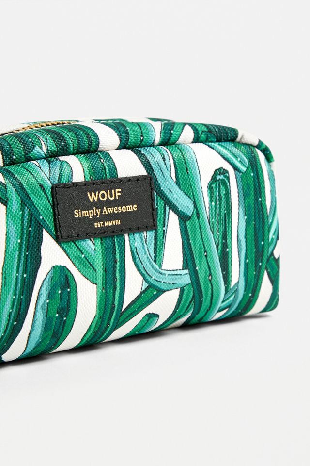 Wouf Cactus Print Small Makeup Bag #1