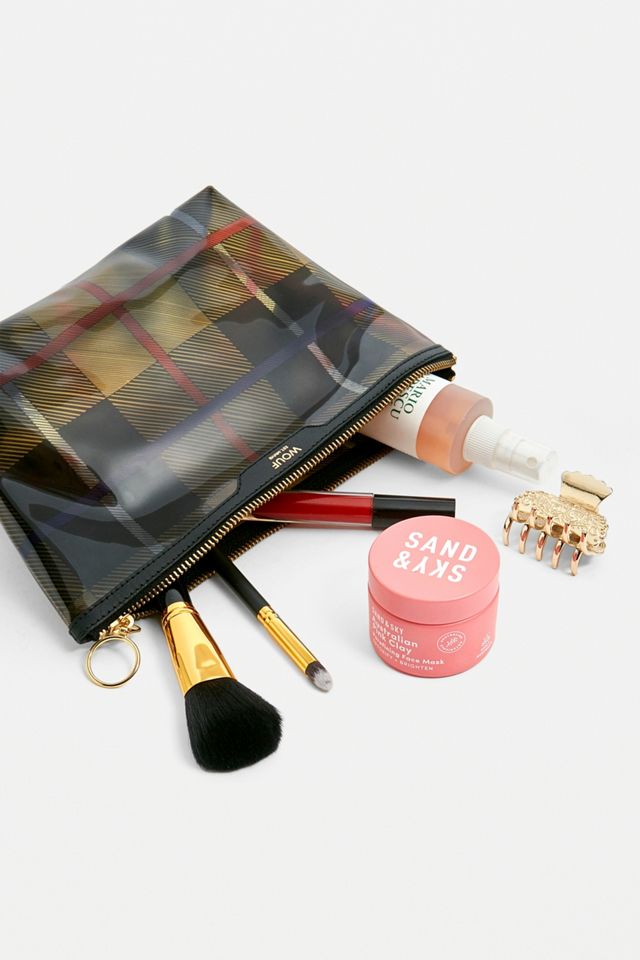 Wouf – Kosmetiktasche aus Vinyl mit Tartanmuster #1
