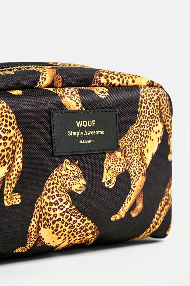 Wouf Leopard Print Large Makeup Bag #1