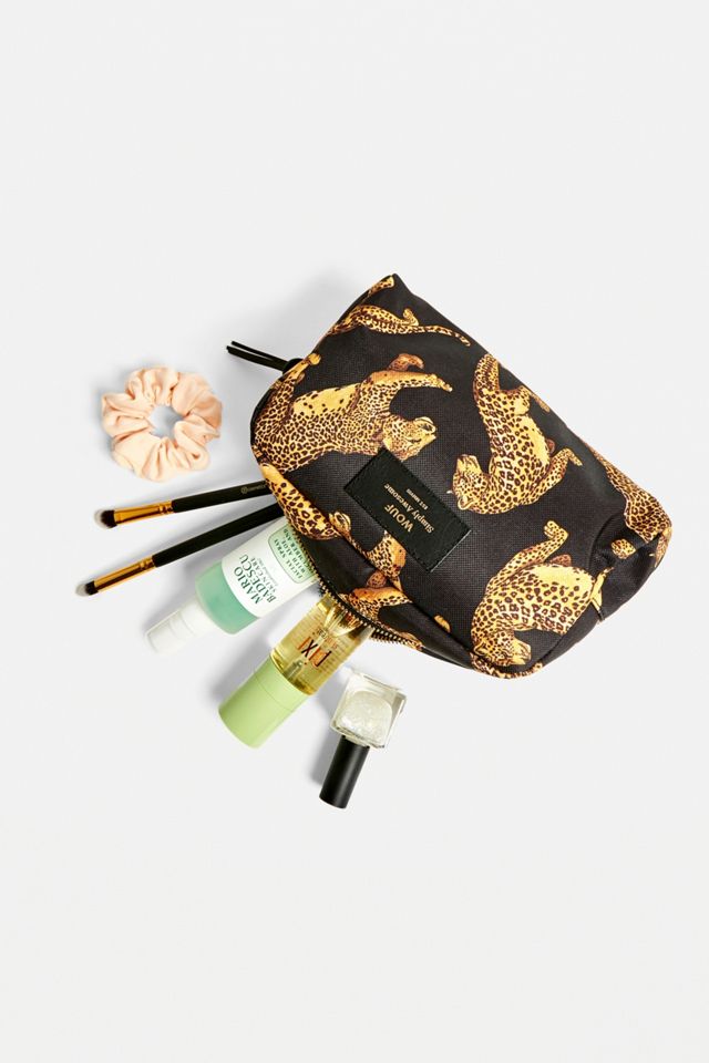 Wouf Leopard Print Large Makeup Bag #2
