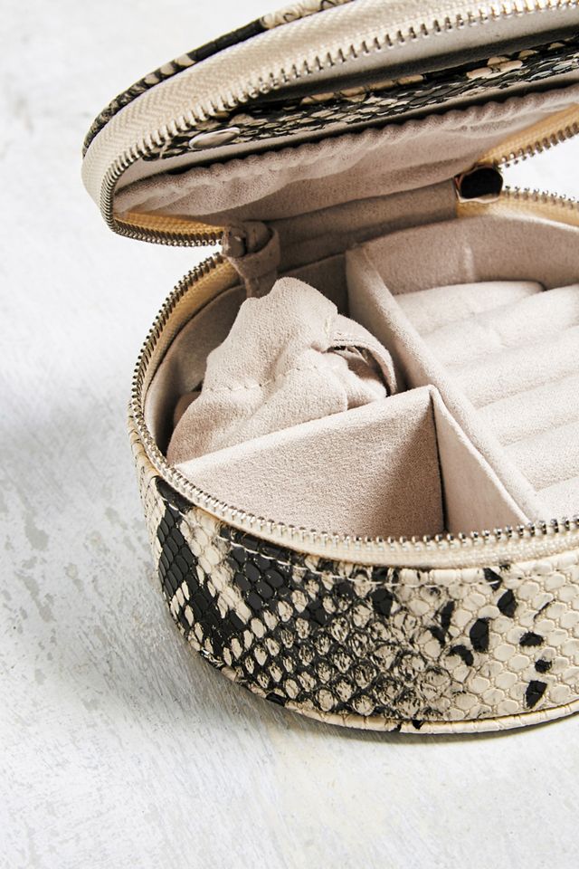 UO Snakeskin Medium Round Jewellery Box #3