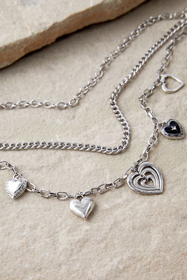 UO Heart Charm Bag Chain