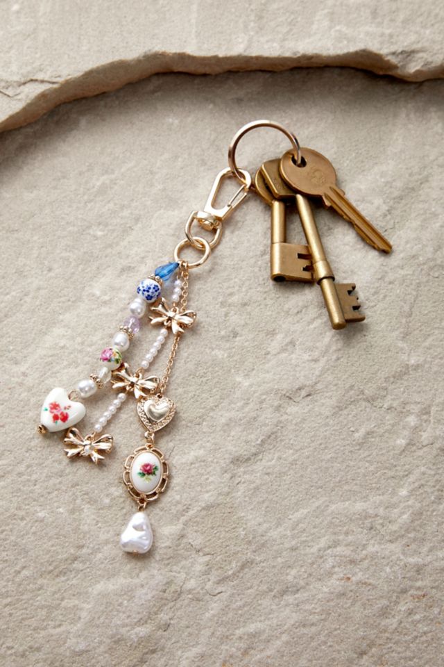 Charm keyring hot sale