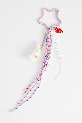 Bunny Star Charm Keyring Product Page