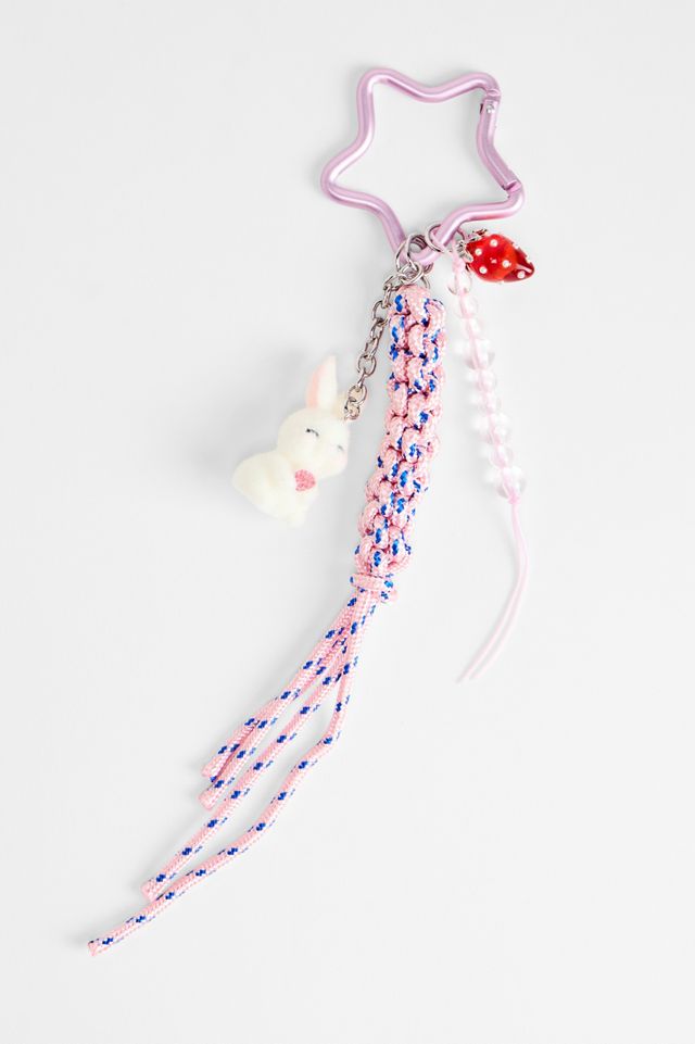 Porte-clés charme étoile lapin