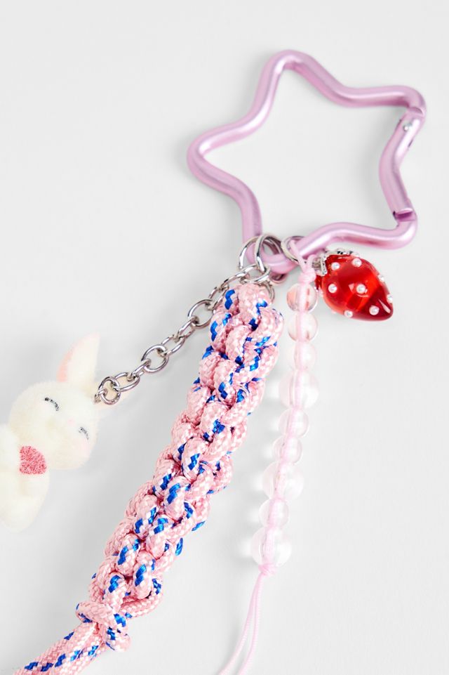 Porte-clés charme étoile lapin #1