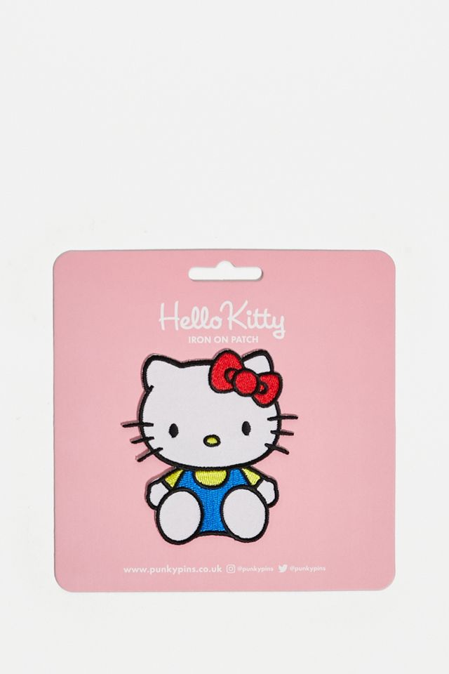 Hello Kitty Sitting Down Embroidered Patch