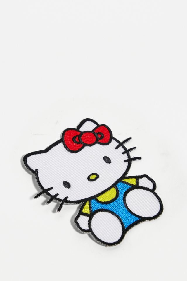 Hello Kitty Sitting Down Embroidered Patch