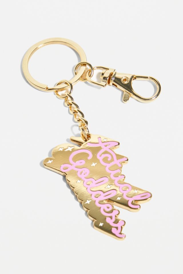 Punky Pins Actual Goddess Keyring | Urban Outfitters UK