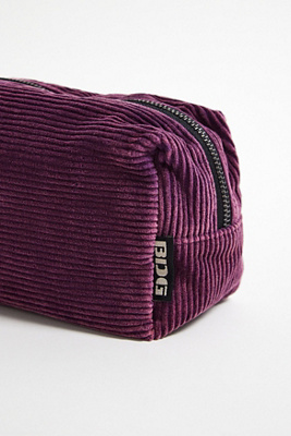 Trousse à Crayons En Velours Côtelé - Grande Capacité, Vert Foncé, Pour École/Bureau/Maquillage