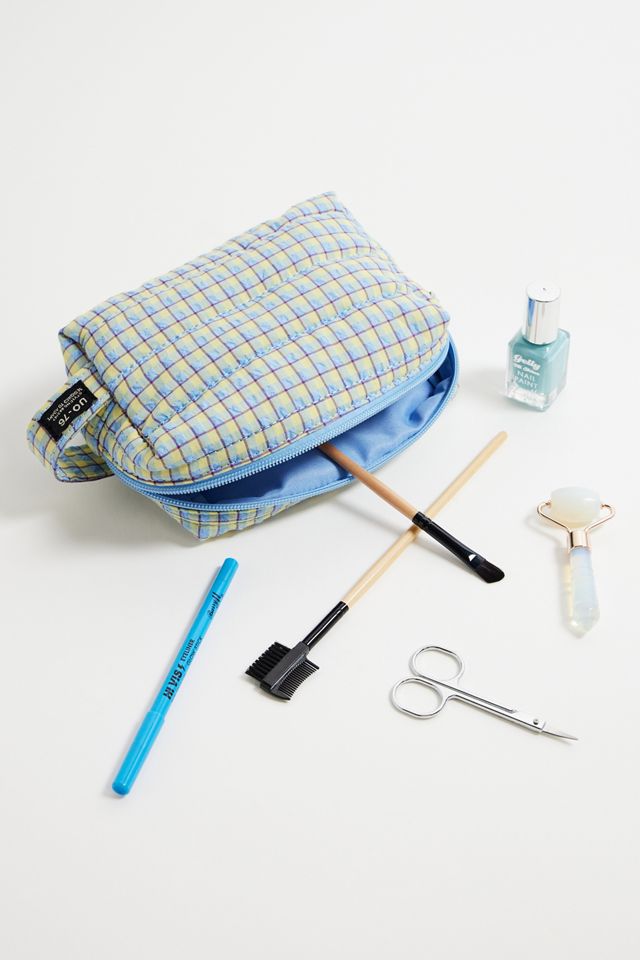 Bolsa de Maquillaje a Cuadros #1